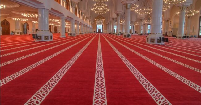 Mescid zemin pvc halı