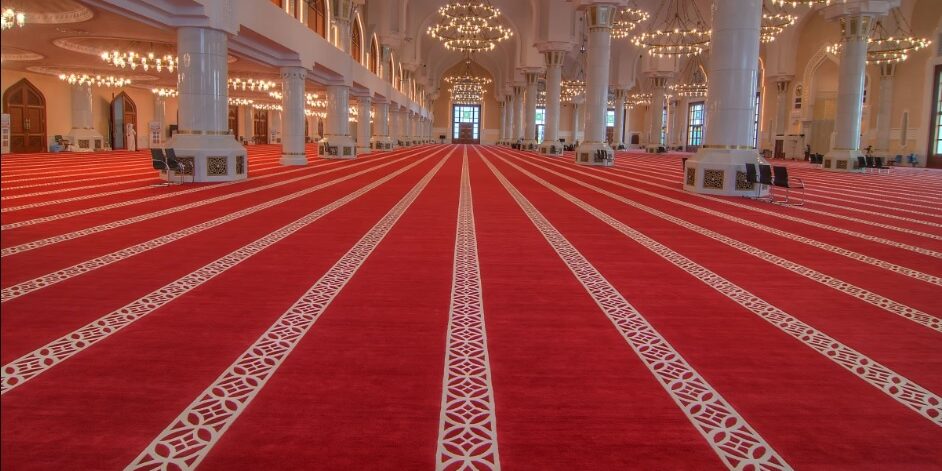 Mescid zemin pvc halı