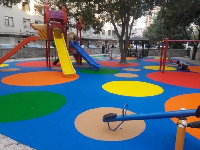 EPDM tartan floor covering